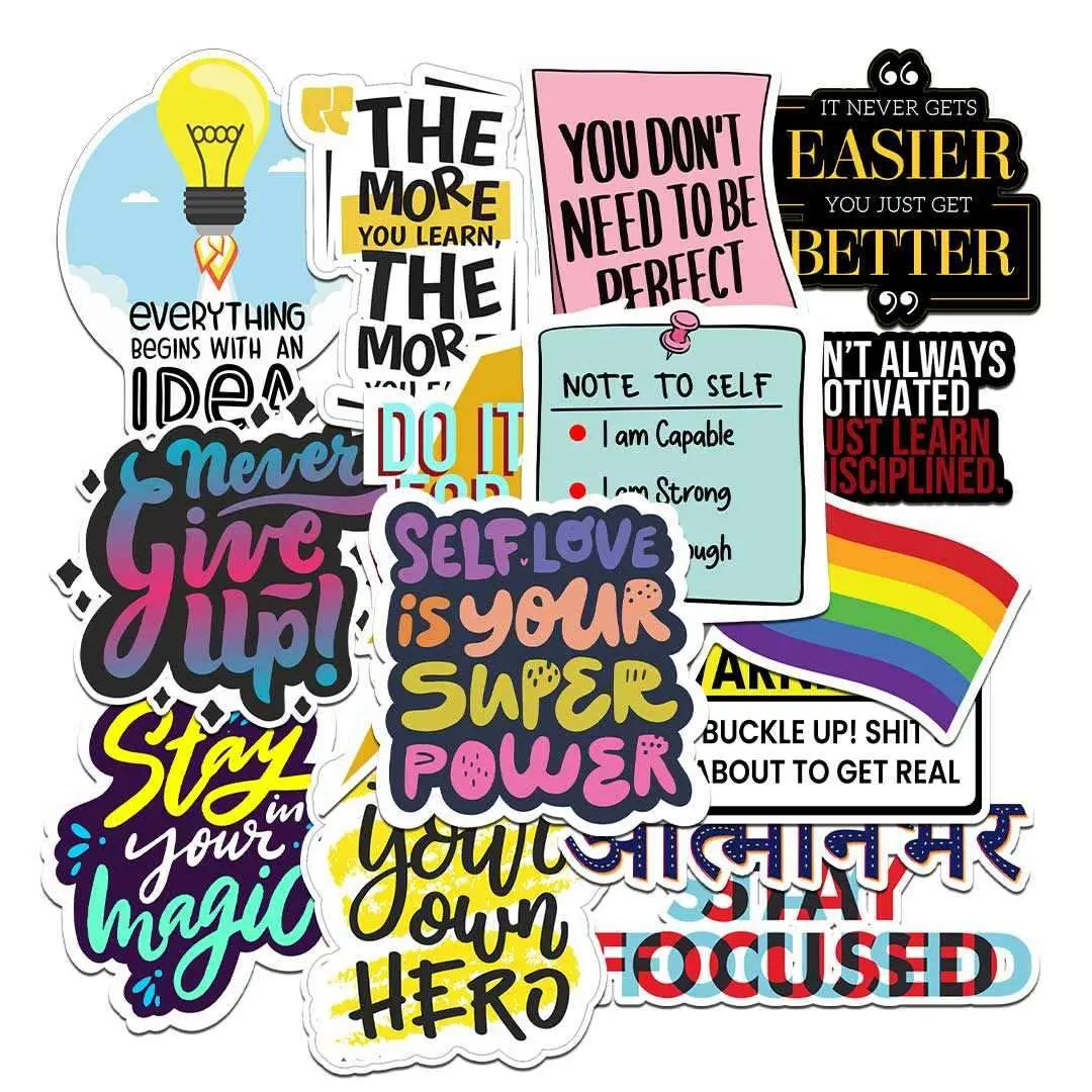 Motivational Sticker Pack [15 Sticker] 1