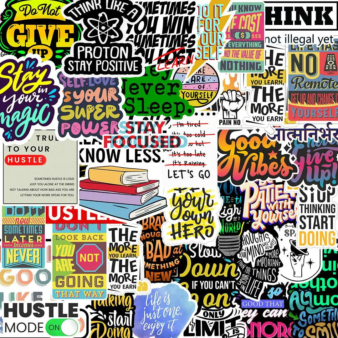 Motivational Sticker Packs [50 Sticker] 1