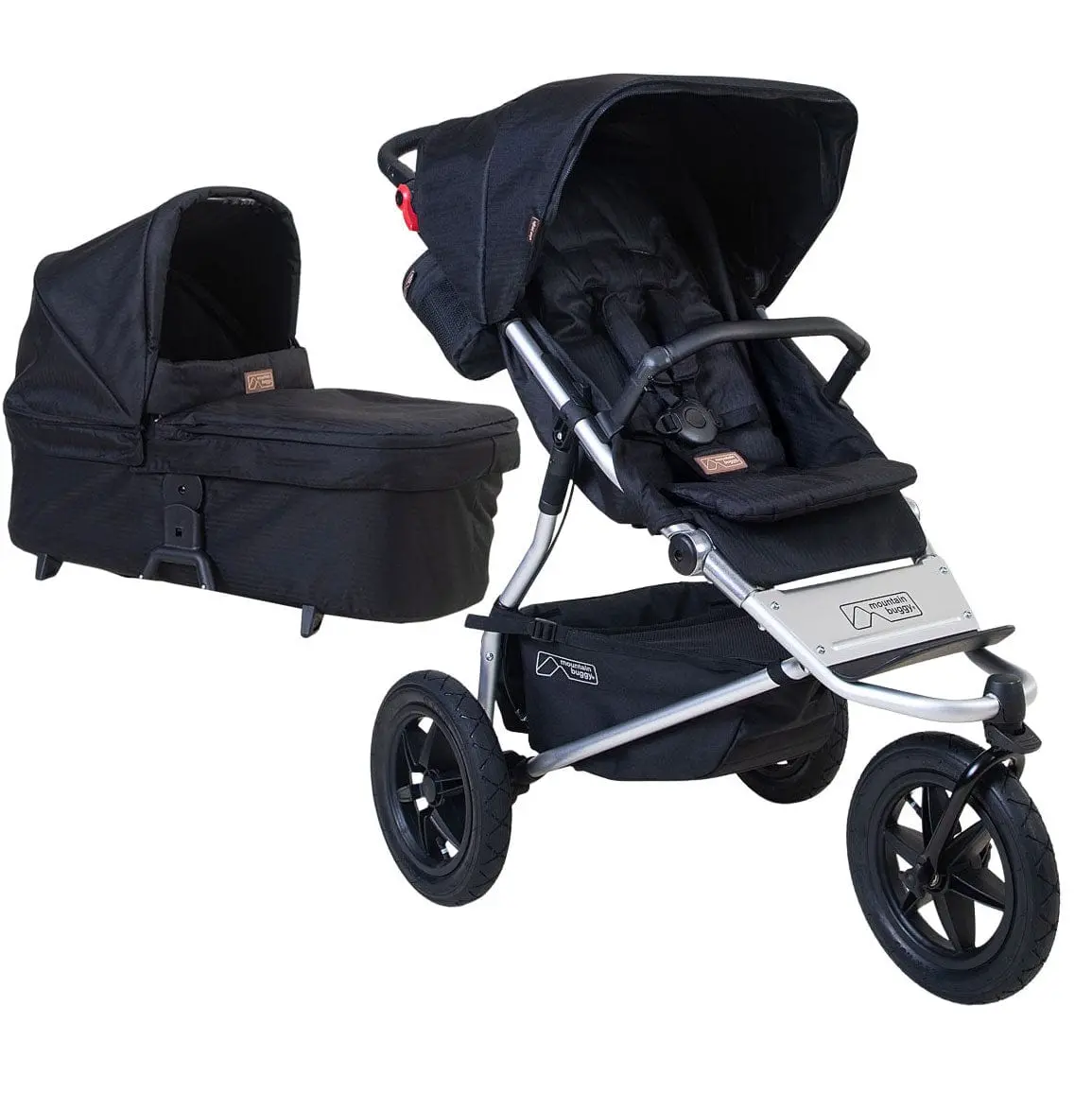 Mountain Buggy Urban Jungle V4 With Carrycot Plus - Caviar 1