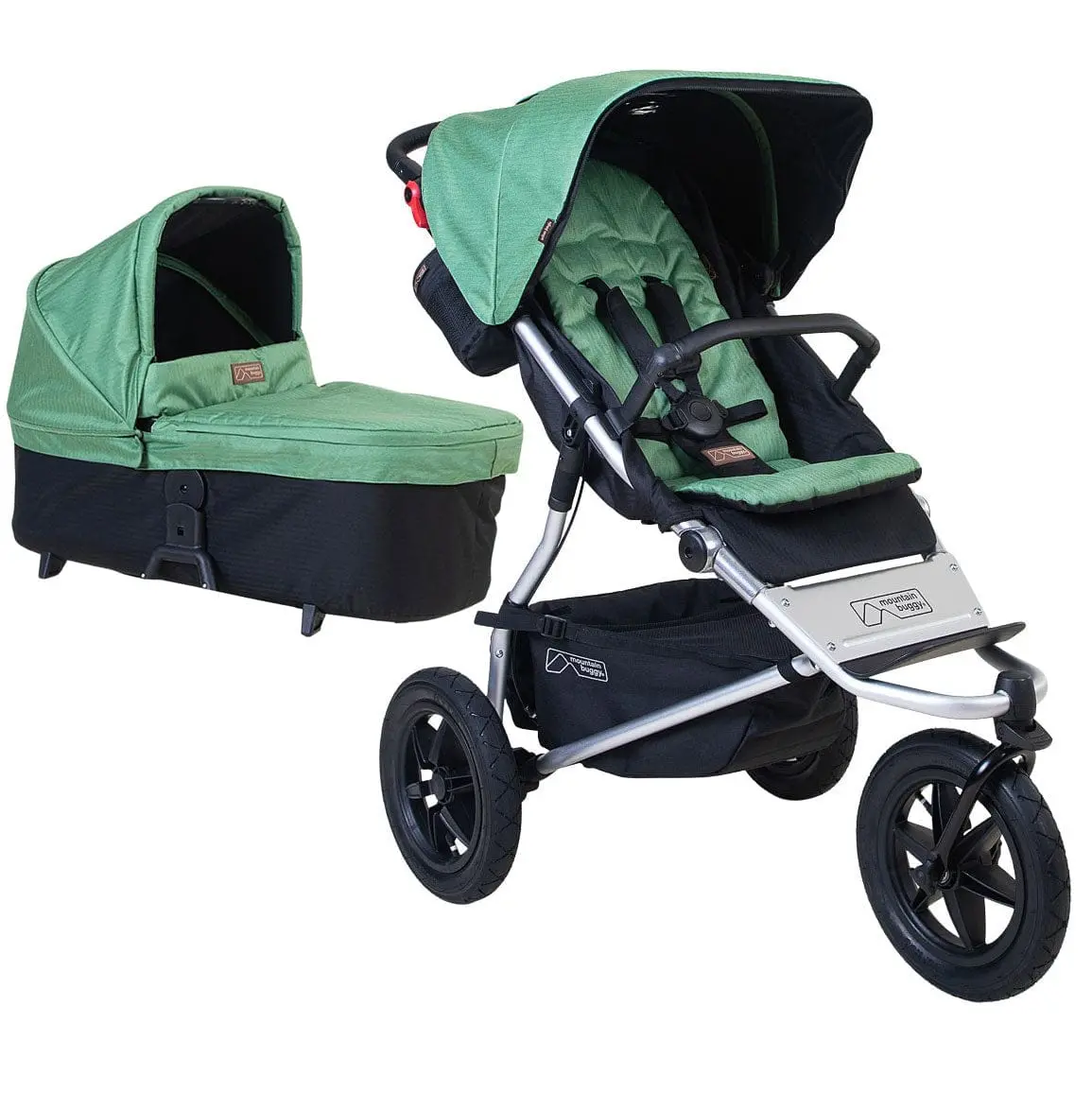 Mountain Buggy Urban Jungle V4 With Carrycot Plus - Matcha 1