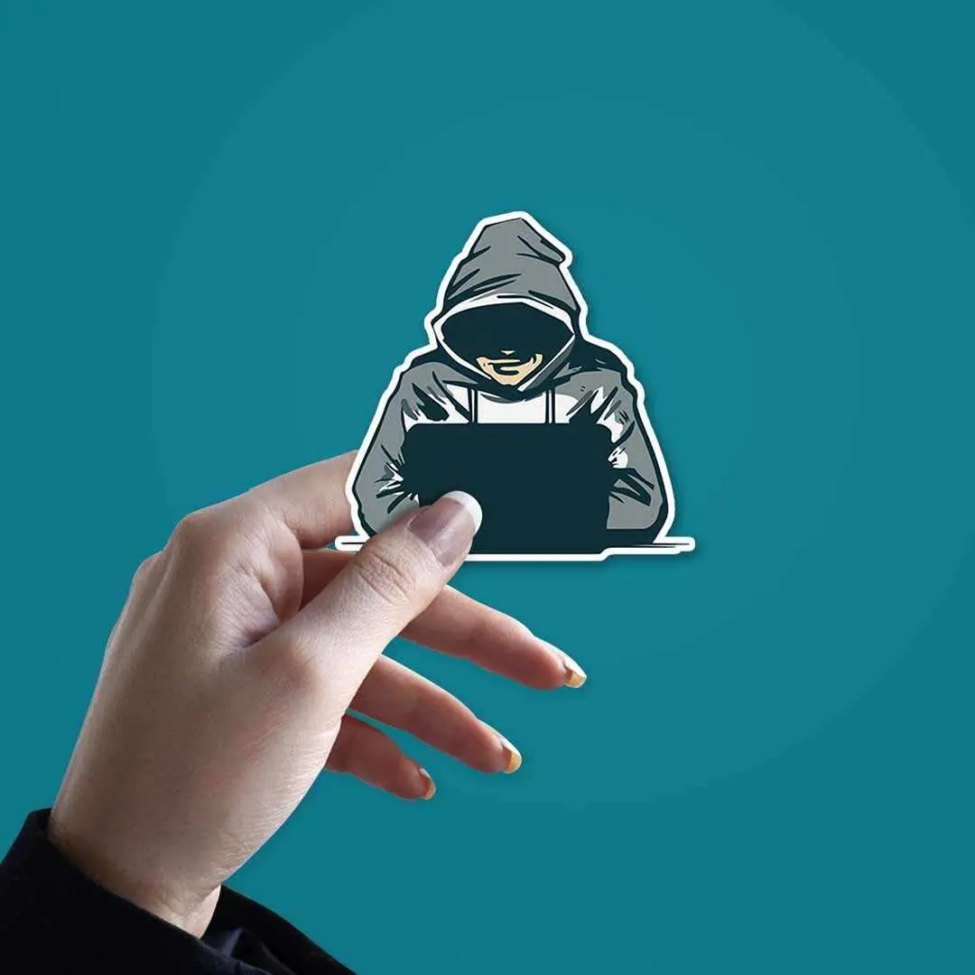 Mr. Hacker Sticker 2