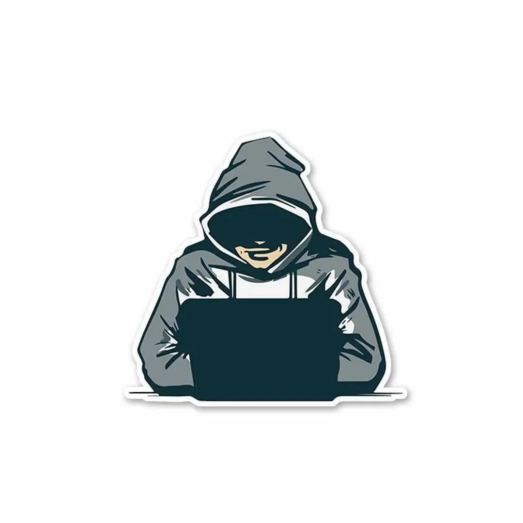 Mr. Hacker Sticker 1