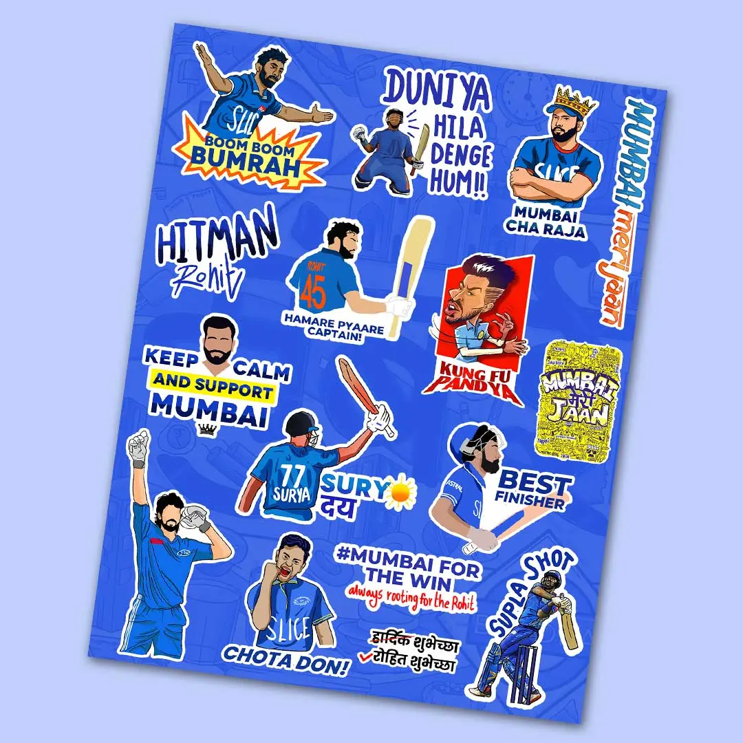 Mumbai Mini Sticker Sheet 1