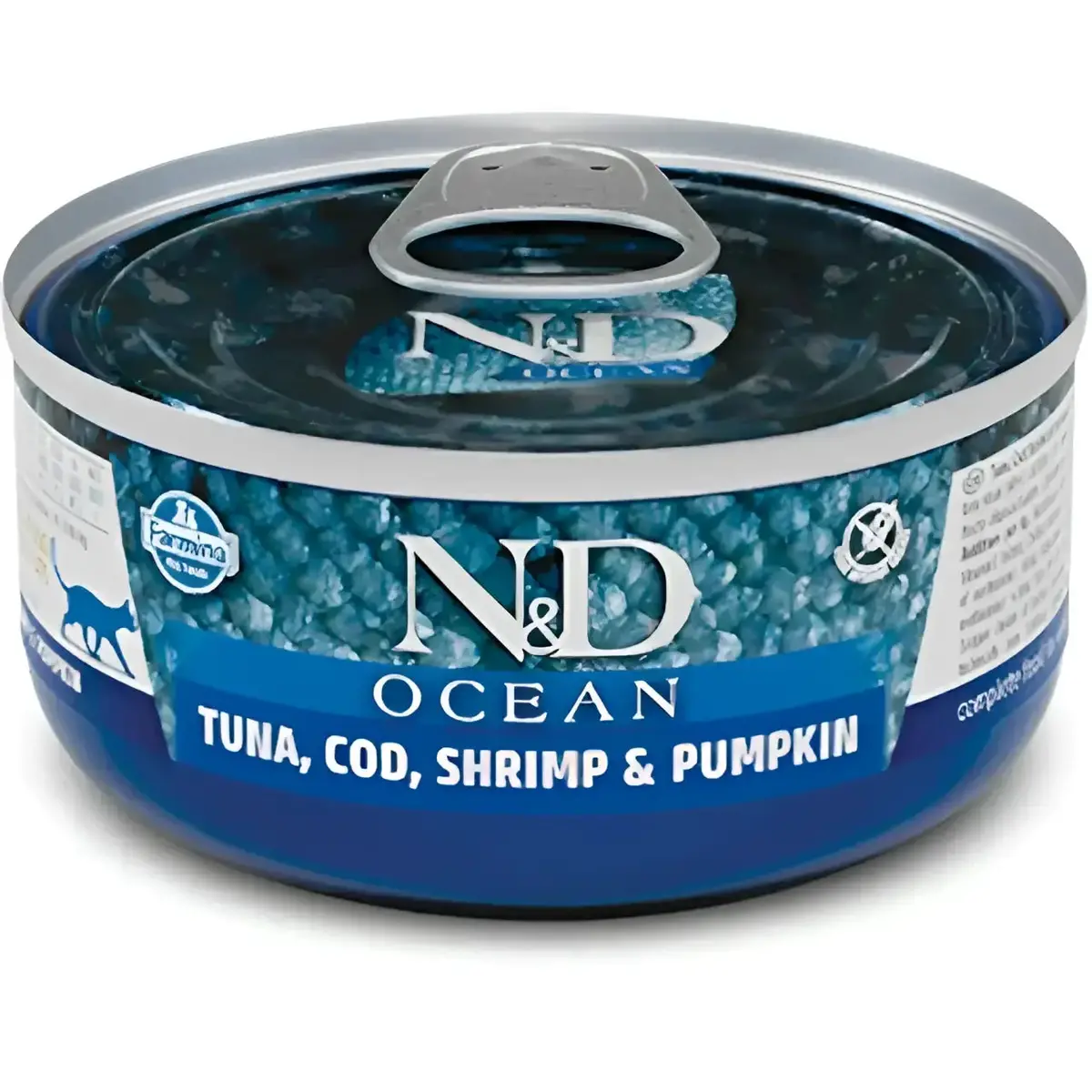Farmina Cat N&D Ocean Tonno, Merluzzo, Gamberetti E Zucca 1