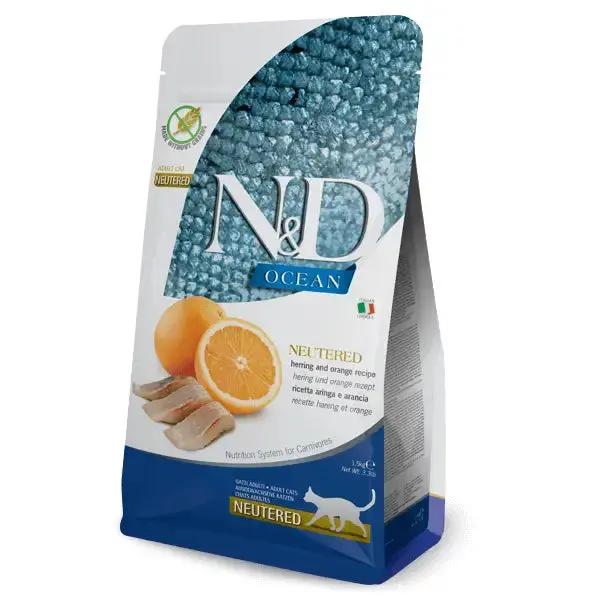 Farmina Cat N&D Ocean Aringa E Arancia Neutered 1