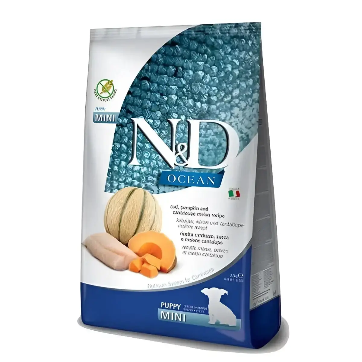 Farmina Dog N&D Ocean Merluzzo, Zucca E Melone Puppy Mini 1