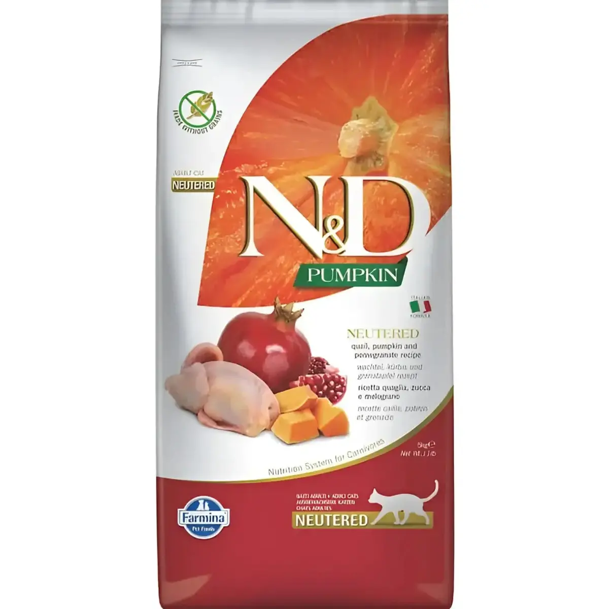 Farmina Cat N&D Pumpkin Quaglia E Melograno Neutered 1