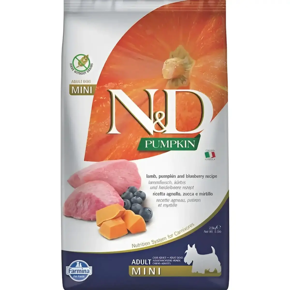 Farmina Dog N&D Pumpkin Agnello E Mirtillo Mini 1
