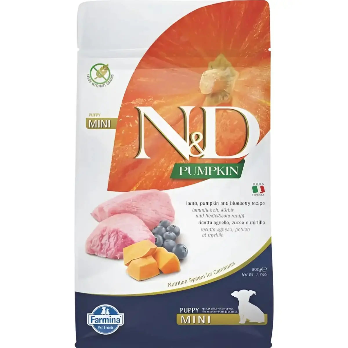 Farmina Dog N&D Pumpkin Agnello E Mirtillo Puppy Mini 1
