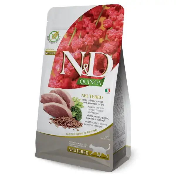 Farmina Cat N&D Quinoa Anatra, Asparagi E Broccoli Neutered 1
