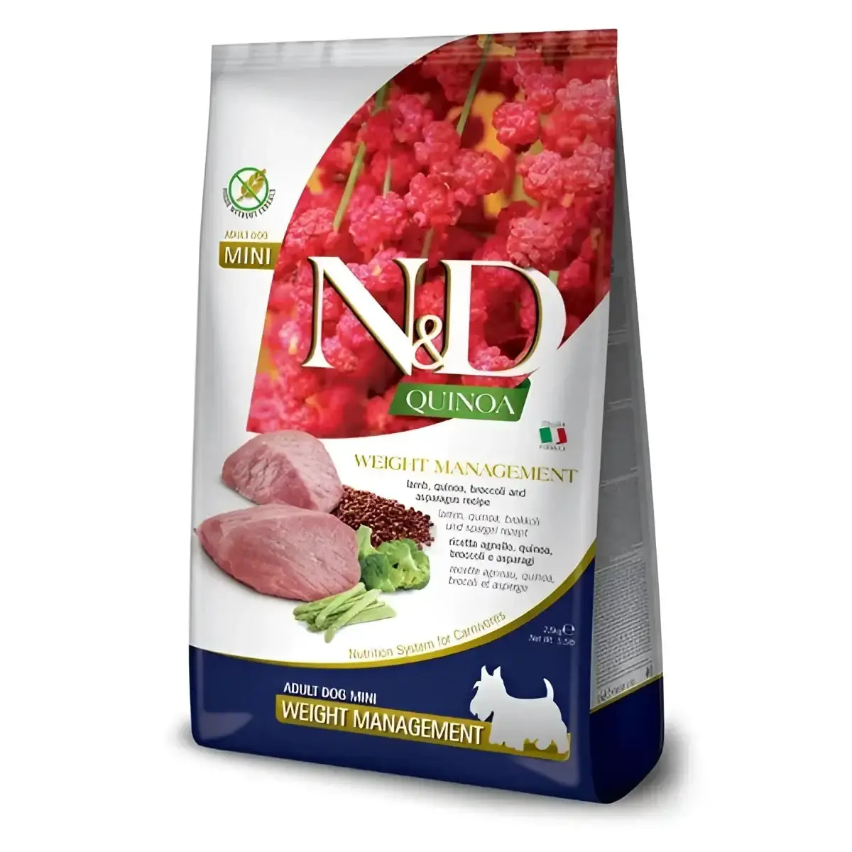 Farmina Dog N&D Quinoa Weight Management Agnello 1