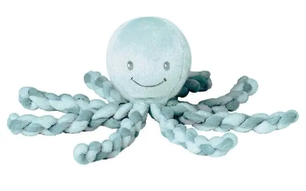 Nattou Piu Piu Octopus Cuddly Toy Green 1