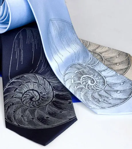 Nautilus Shell Necktie 2