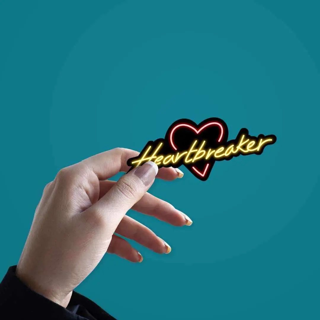 Neon Heartbreaker Sticker 2