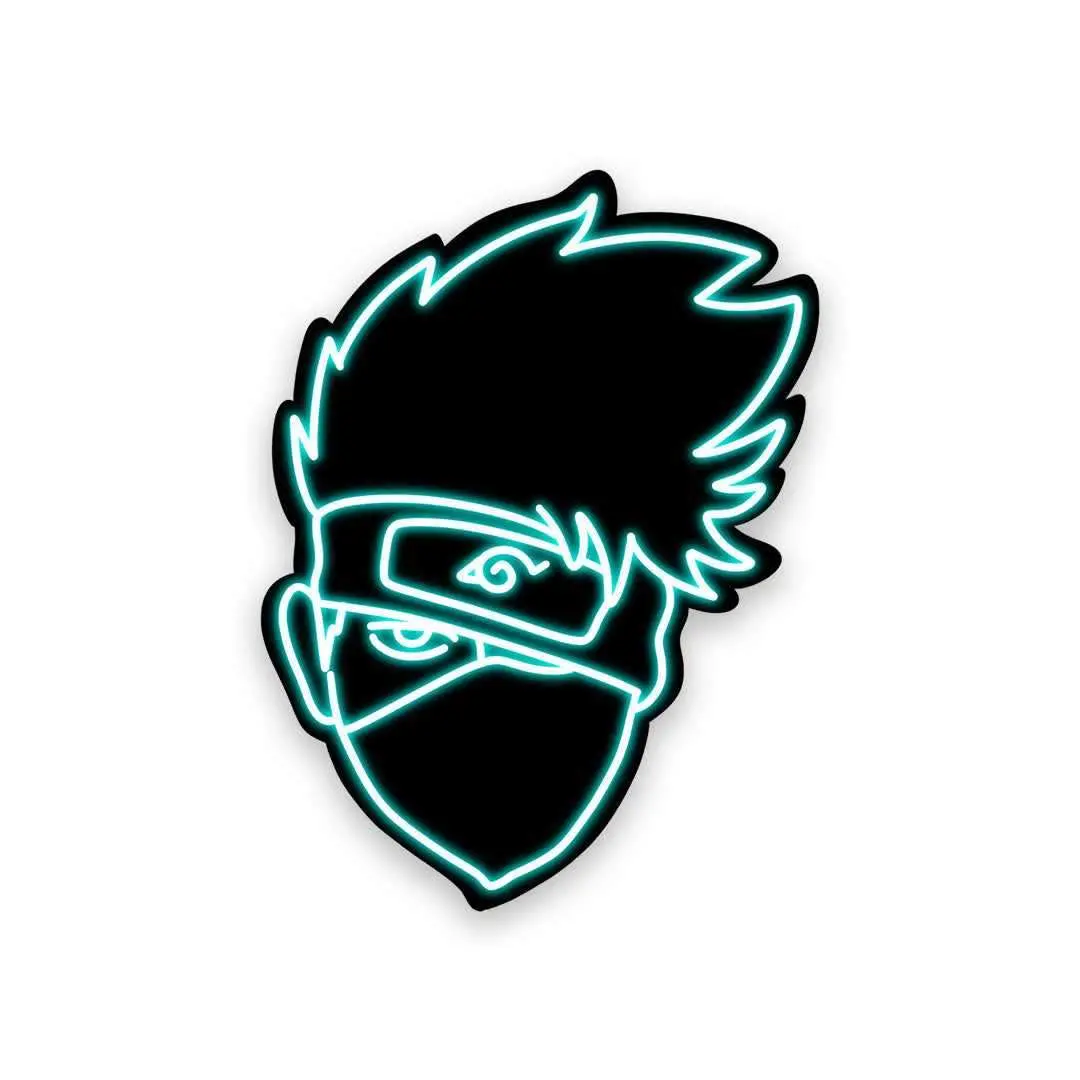 Neon Kakashi Sticker 1