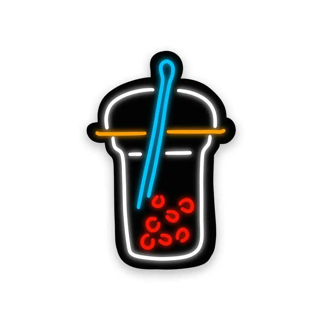 Neon Latte Sticker 1