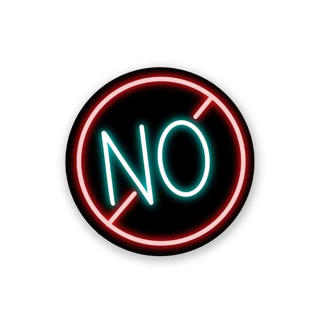 Neon No Sticker 1