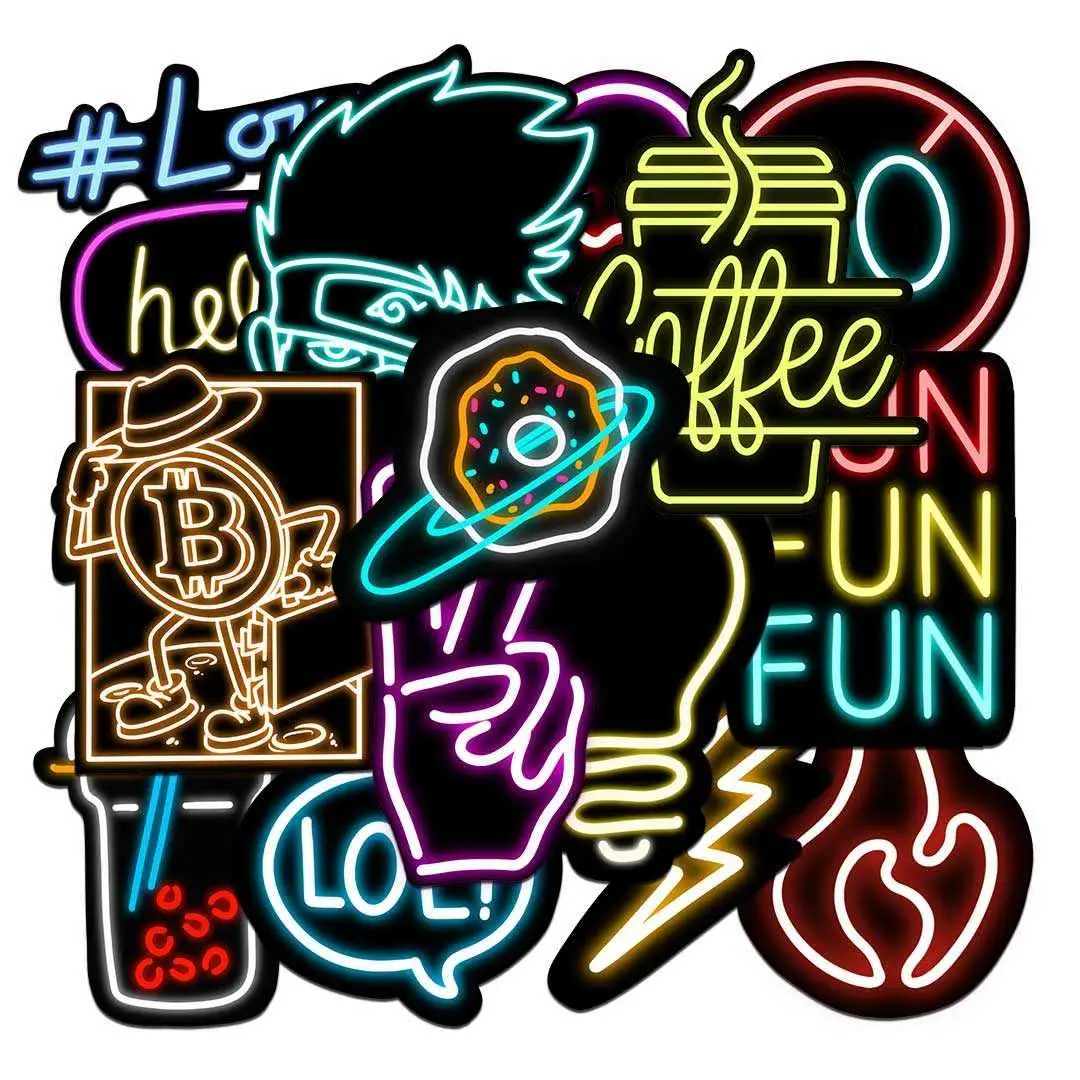 Neon Sticker Pack [15 Sticker] 1