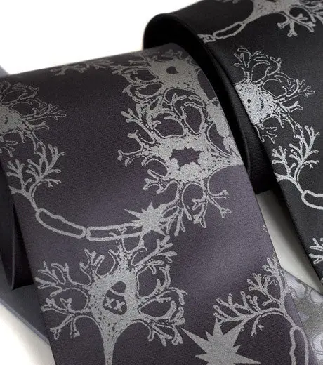 Neuron Silk Necktie. Axon & Dendrite Tie 1