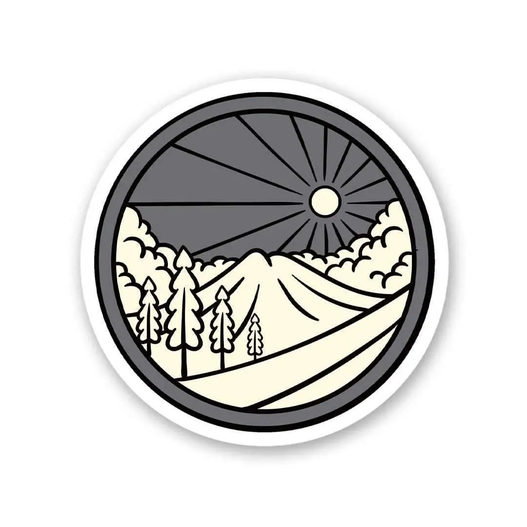 Night Mountain Sticker 2