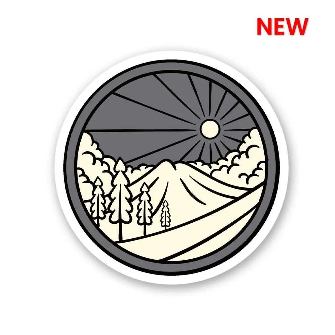 Night Mountain Sticker 1