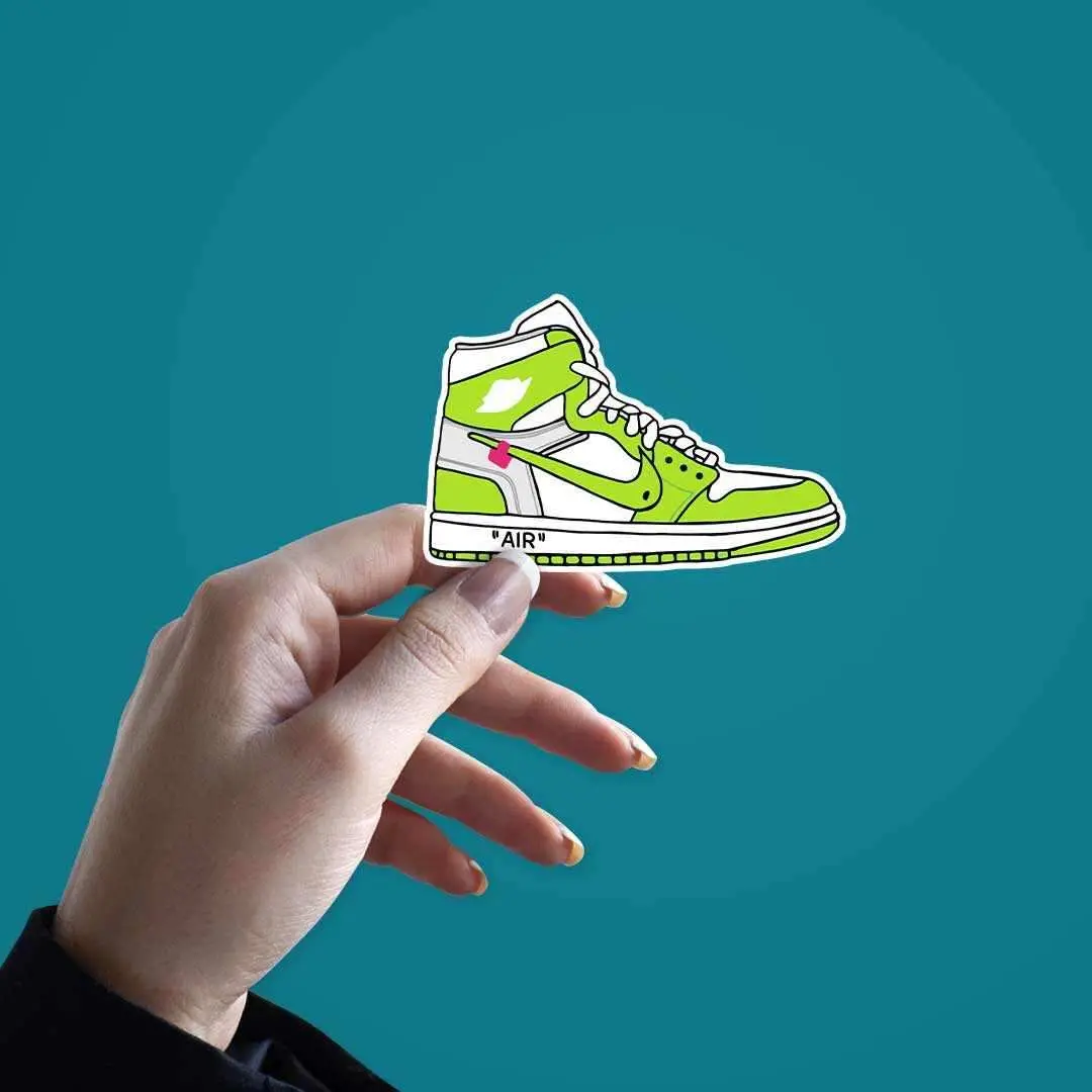 Air Shoe Green Sticker 2