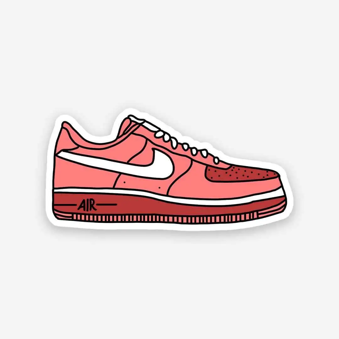 Air Shoe Pink Sticker 1