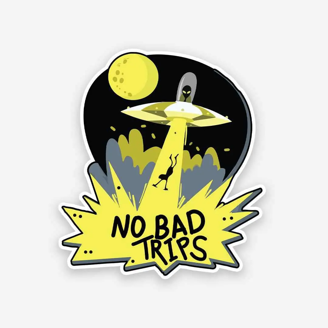 No Bad Trips Sticker 1