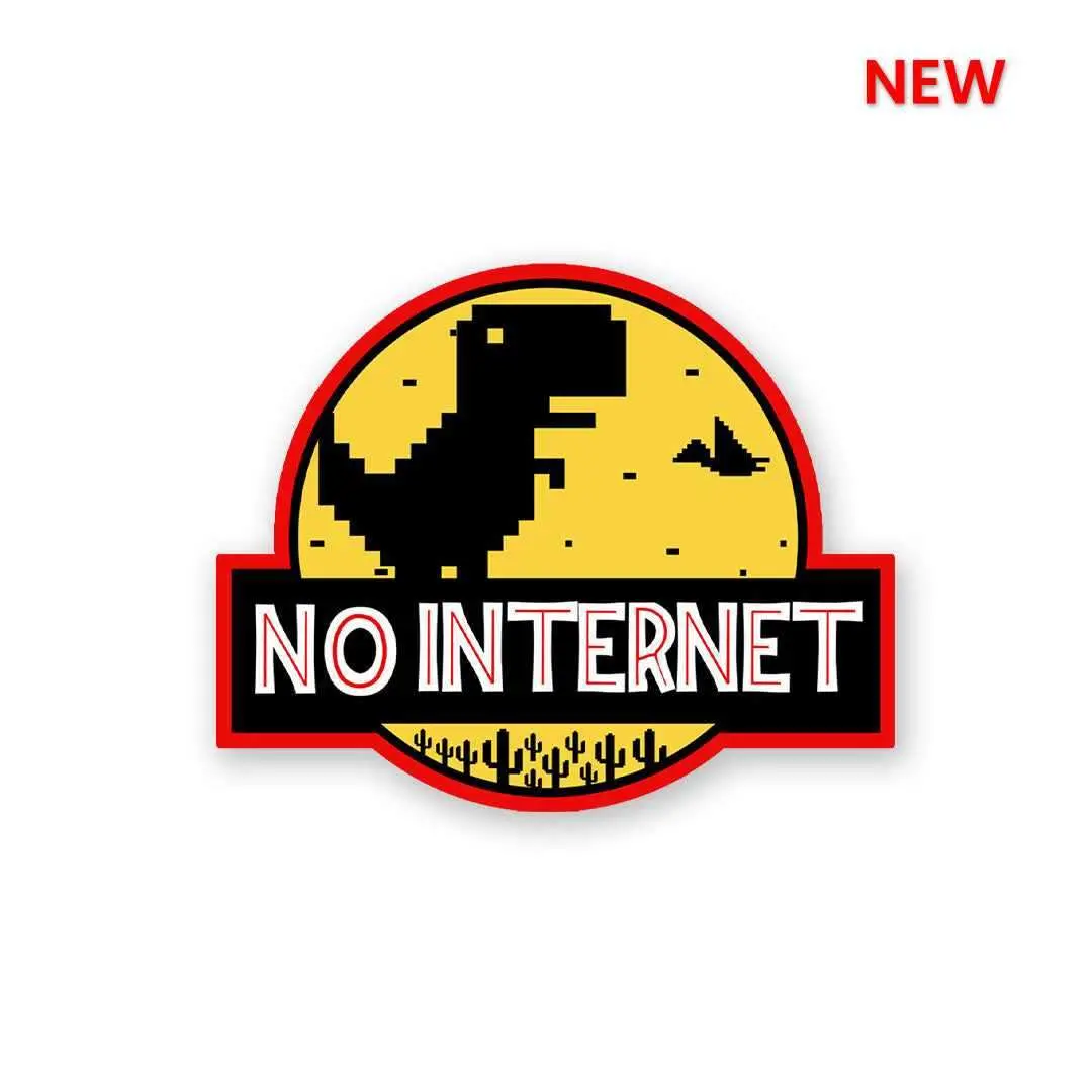 No Internet Sticker 1