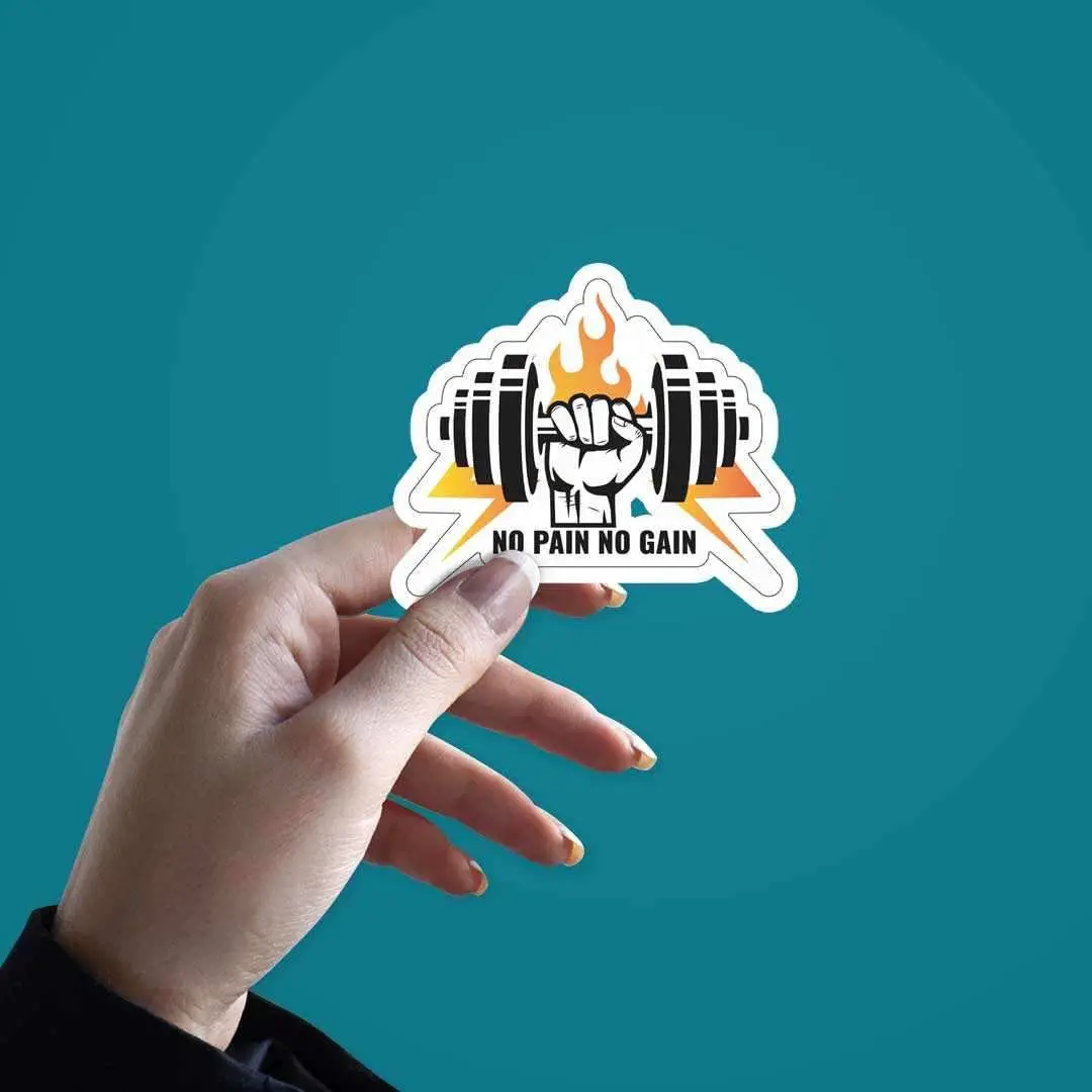 No Pain No Gain Sticker 2
