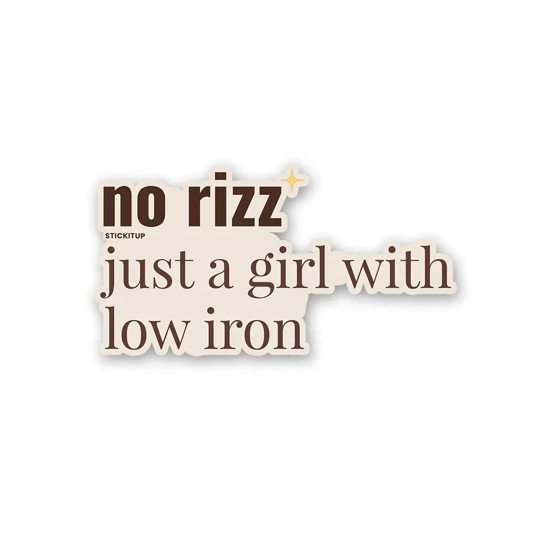No Rizz Sticker 1