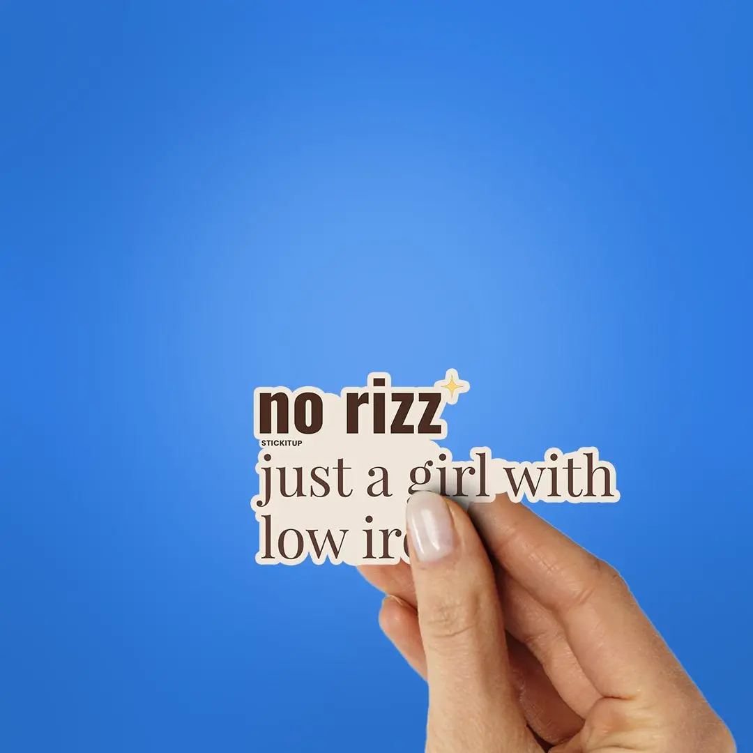 No Rizz Sticker 2