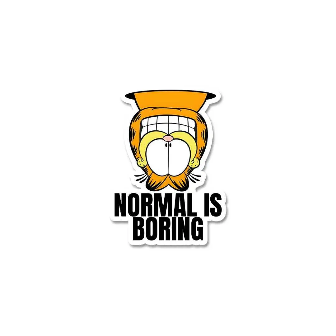Normal Is Boring Sticker 2