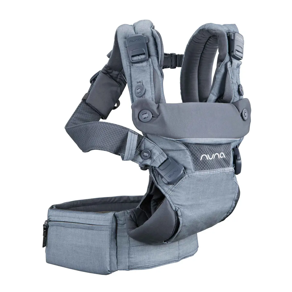 Nuna Cudl Baby Carrier - Softened Denim 1