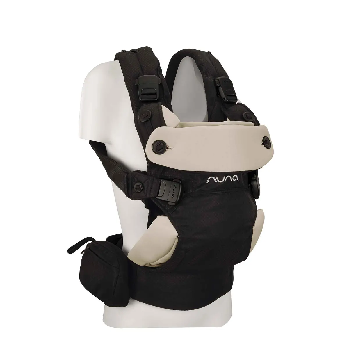 Nuna Cudl Clik Baby Carrier - Caviar 1