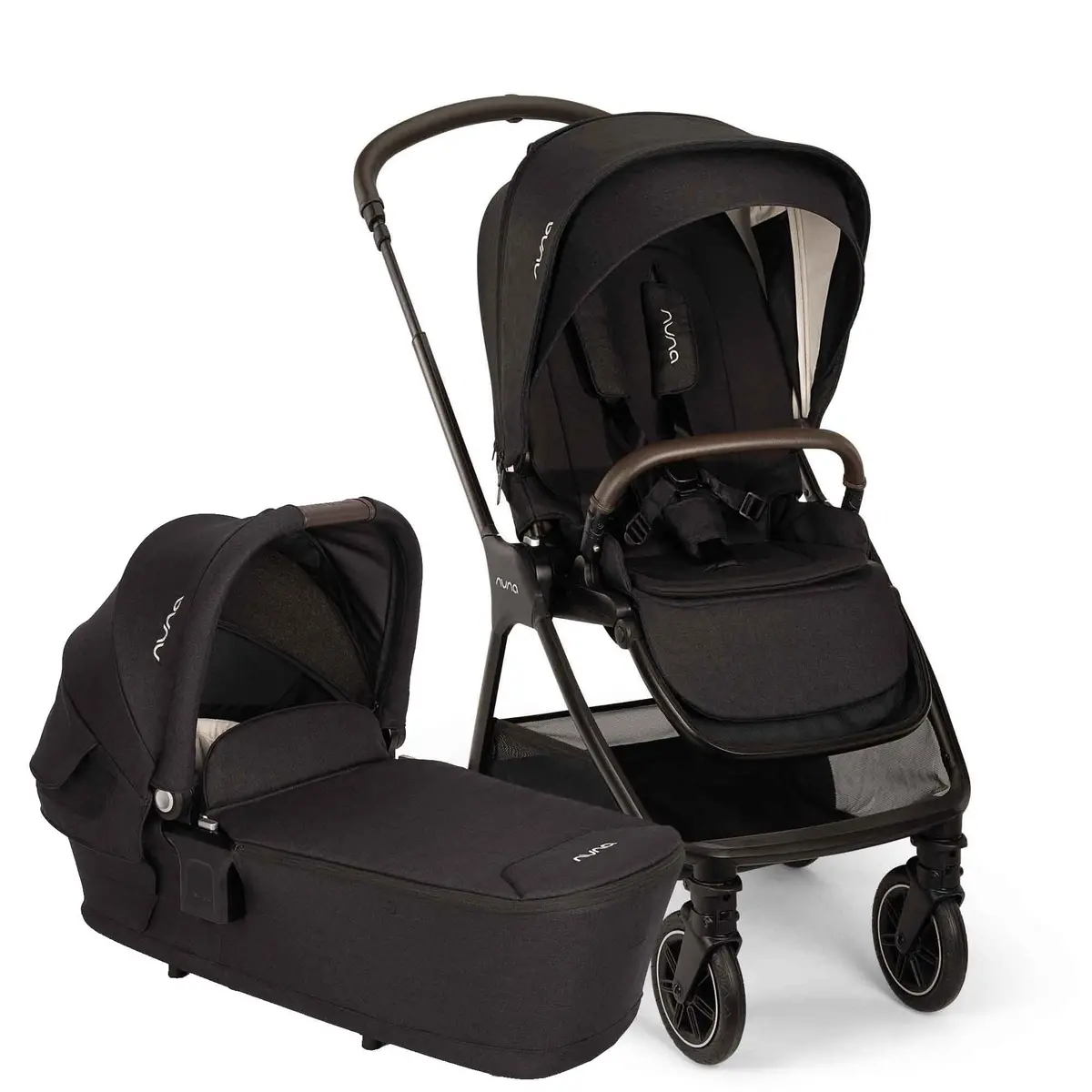 Nuna Triv Next 2In1 Pram - Caviar 1