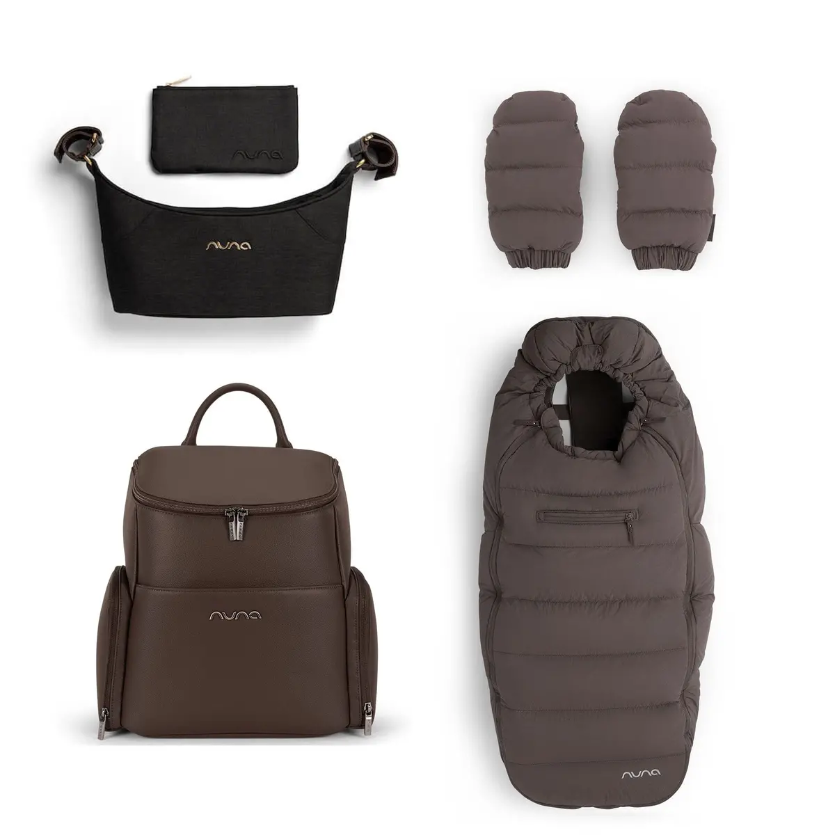 Nuna Stroller Accessory Bundle - Chestnut 1