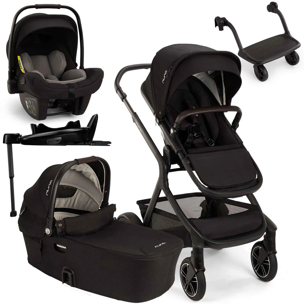 Nuna Demi Next & Pipa Next Bundle - Caviar 1