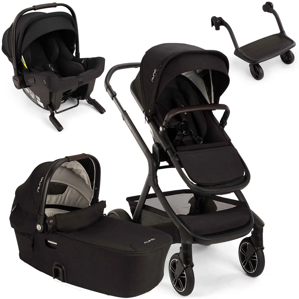 Nuna Demi Next & Pipa Urbn Bundle - Caviar 1