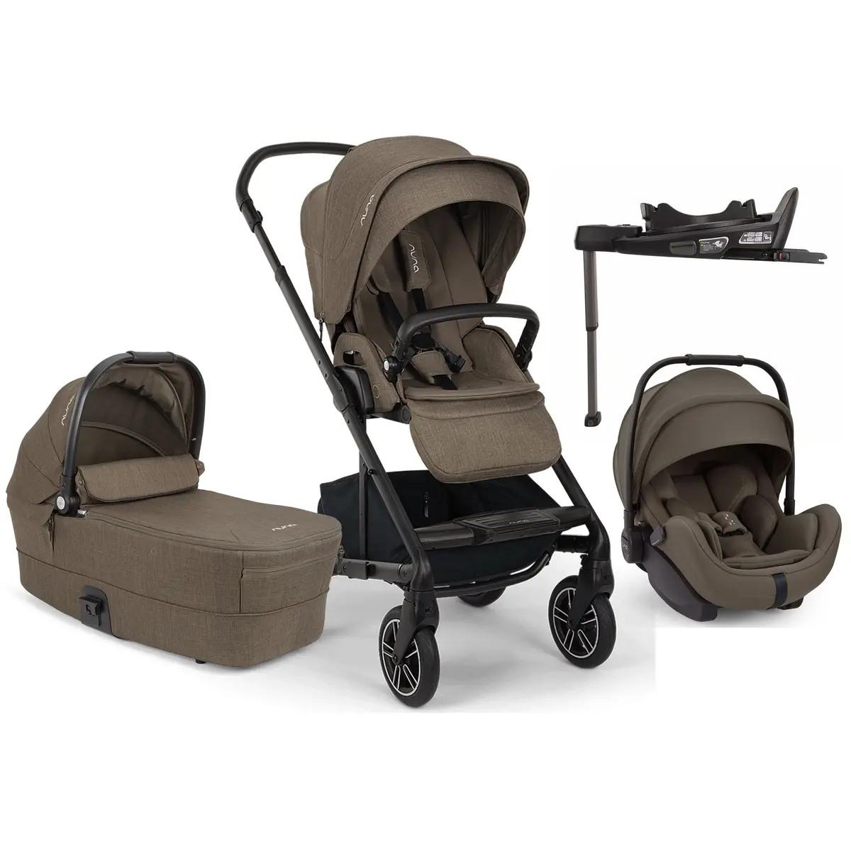 Nuna Mixx Next & Arra Flex & Base Curv Bundle - Pistachio 1