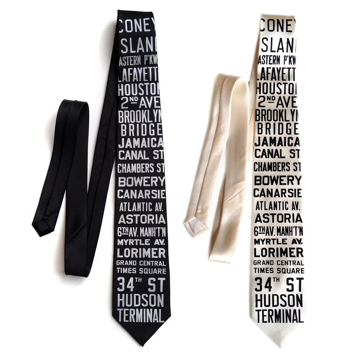 Nyc Subway Silk Necktie 2