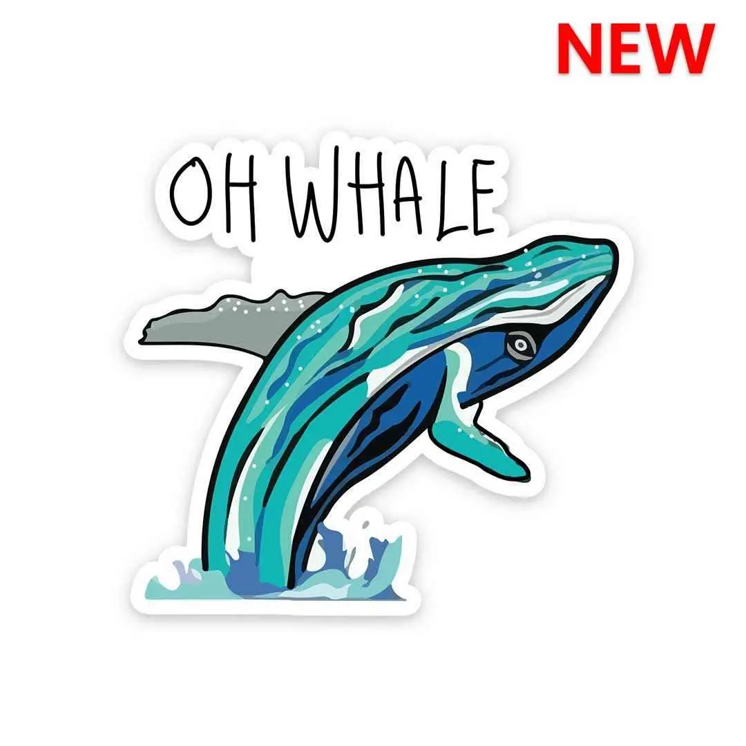 Oh Whale Sticker 1