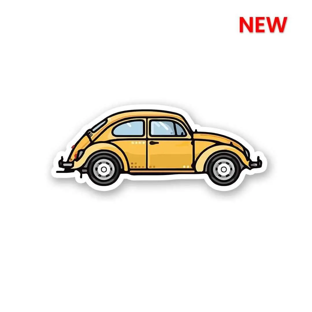 Old School Beetle Sticker 1