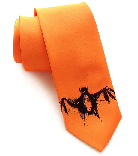 Bat Silk Necktie 2