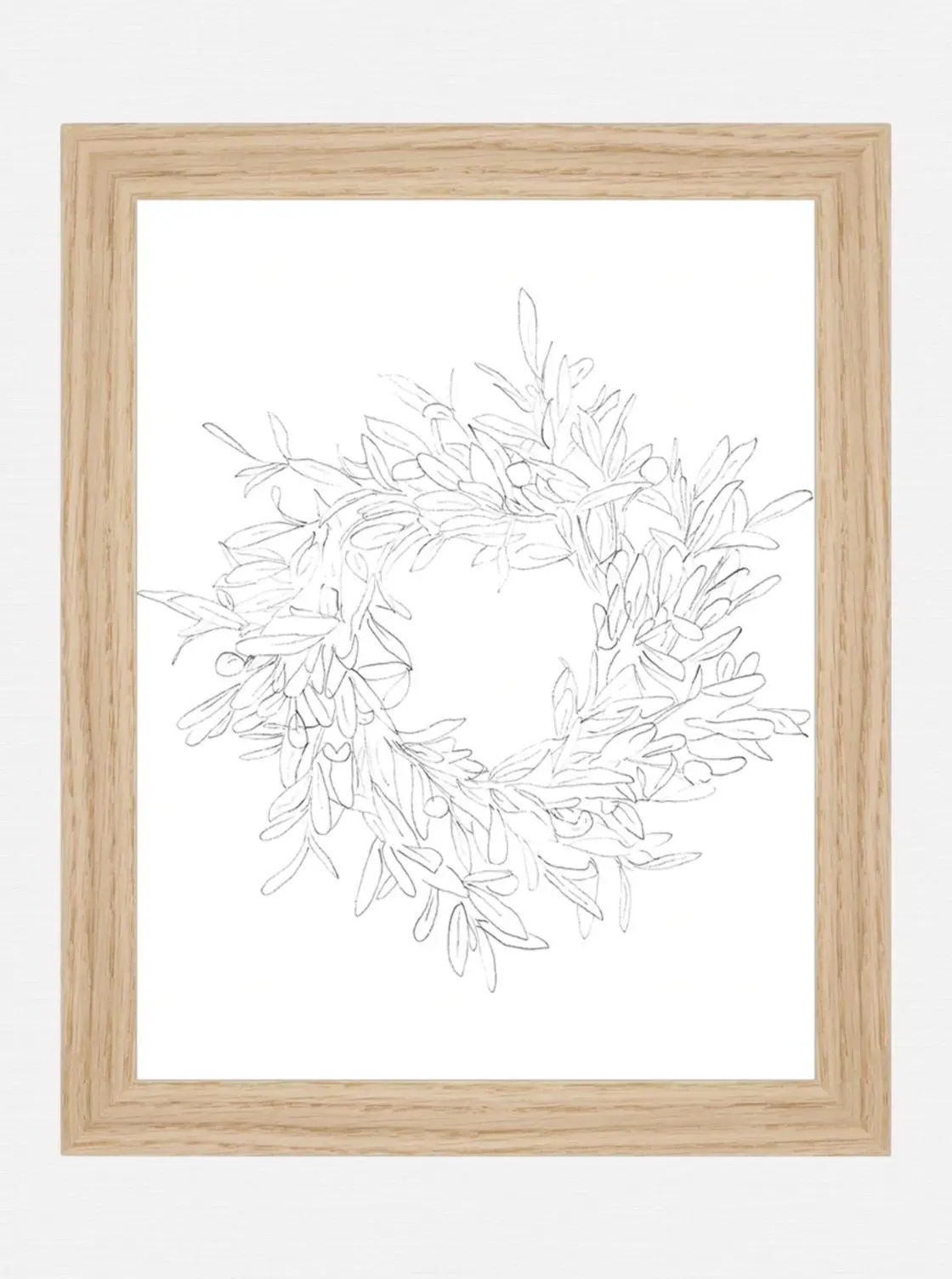 Olive Wreath Sketch 1