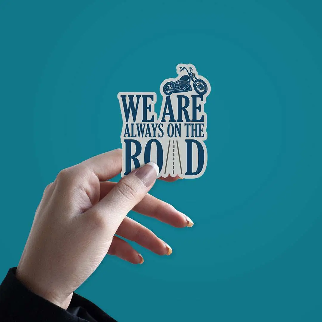 On The Road Sticker 2