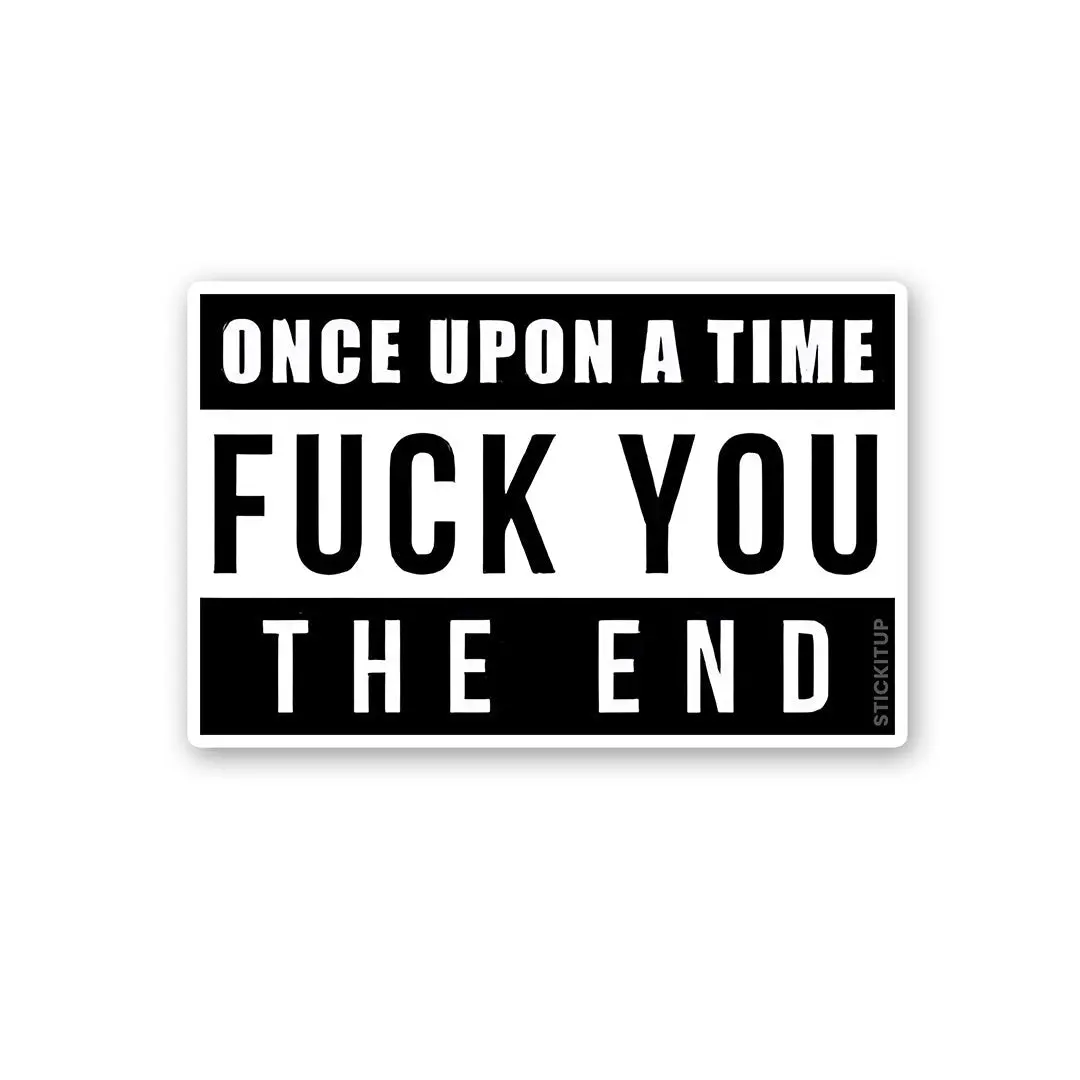 Once Upon A Time Fuck You Sticker 1