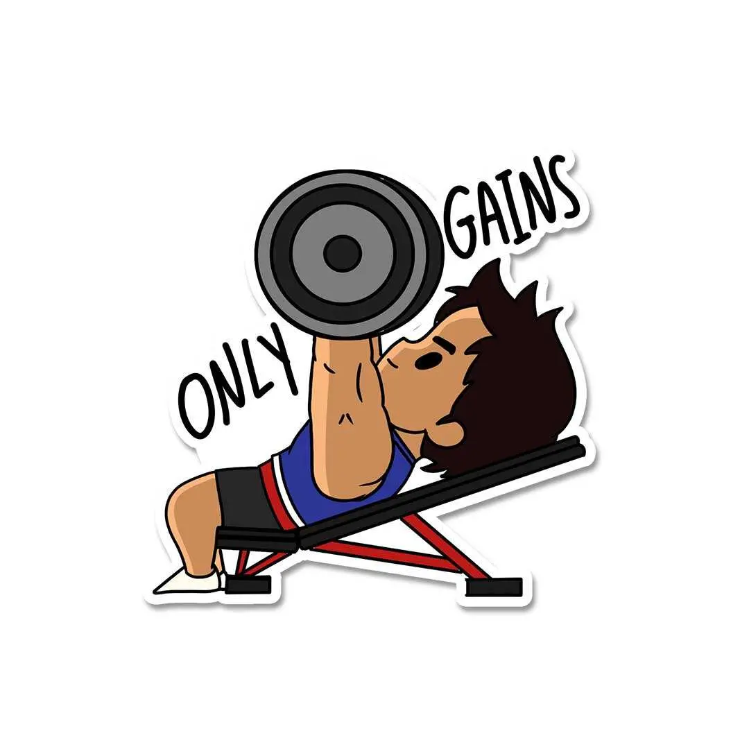 Only Gains Sticker 1