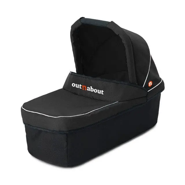Out N About Nipper Double Carrycot - Summit Black 1