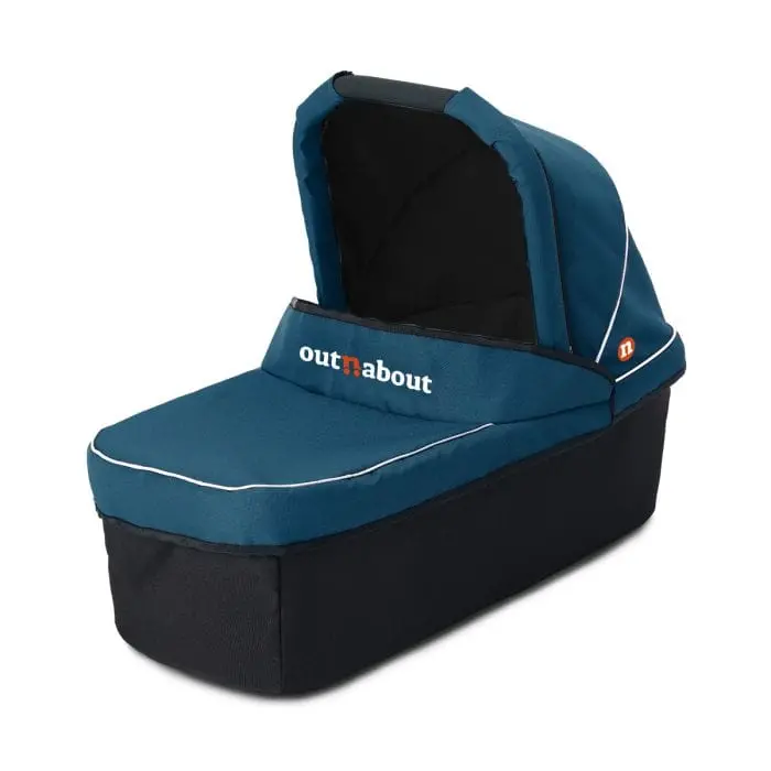 Out N About Nipper Single Carrycot - Highland Blue 1